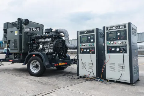 Tier 4 Final emissions chamber for mobile crushers